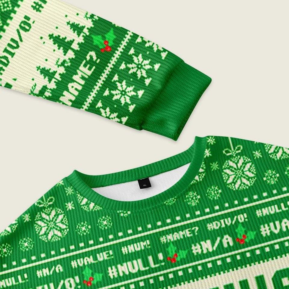 Excel This Calls for A Spreadsheet Ugly Christmas Sweater Freak In The Sheet Sweater - Image 8