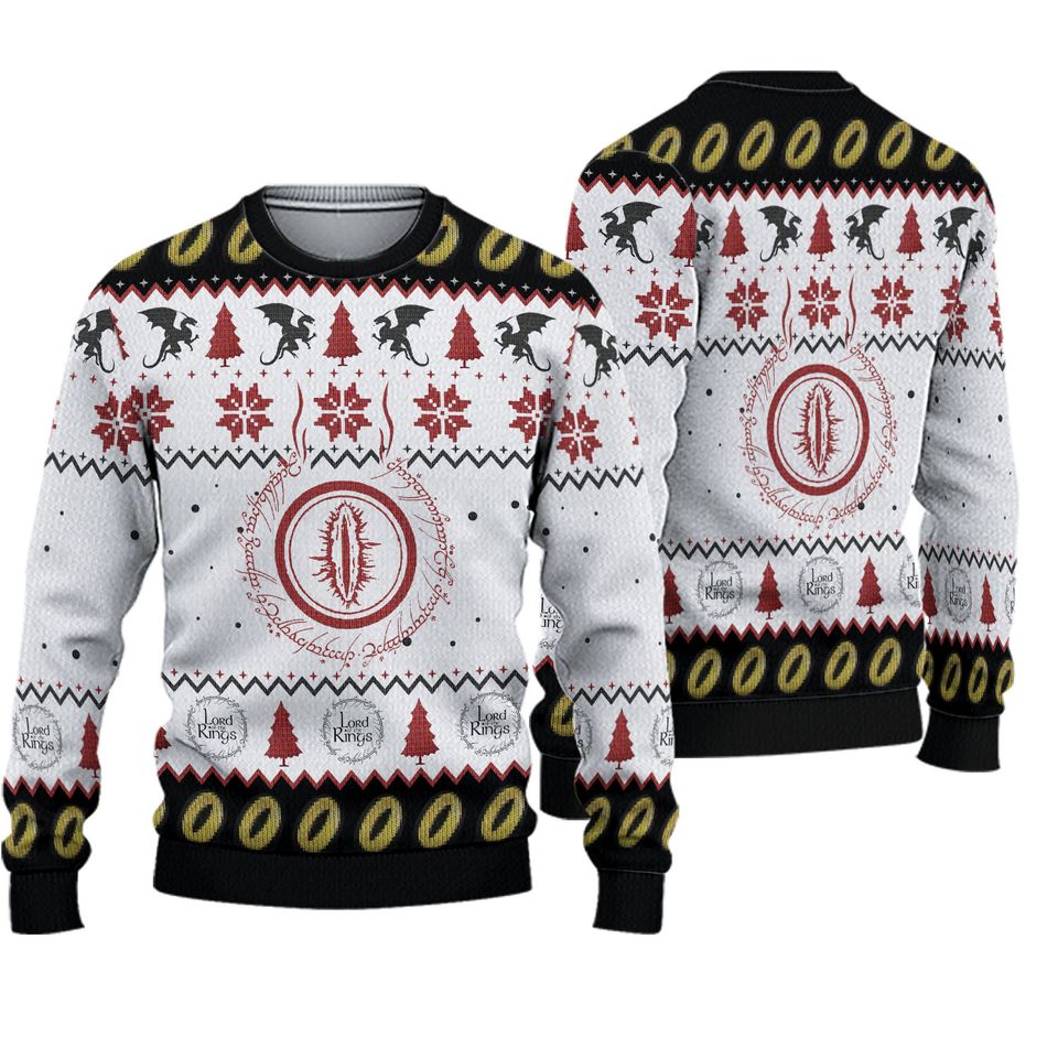Eye of Sauron Woolen 3D Sweater