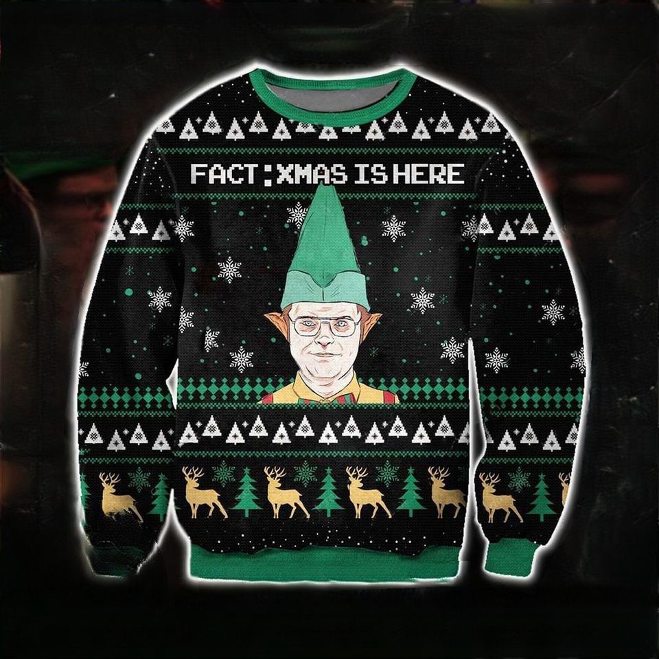 Fact Xmas Is Here Christmas Ugly 3D Sweater
