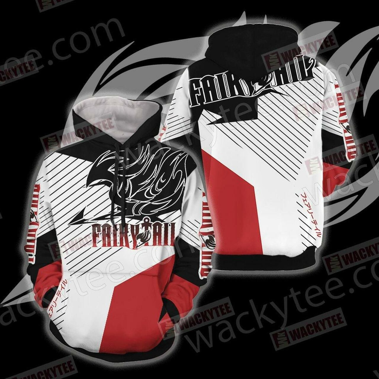 Fairy Tail Unisex 3D All Over Print Hoodie, Zip Hoodie