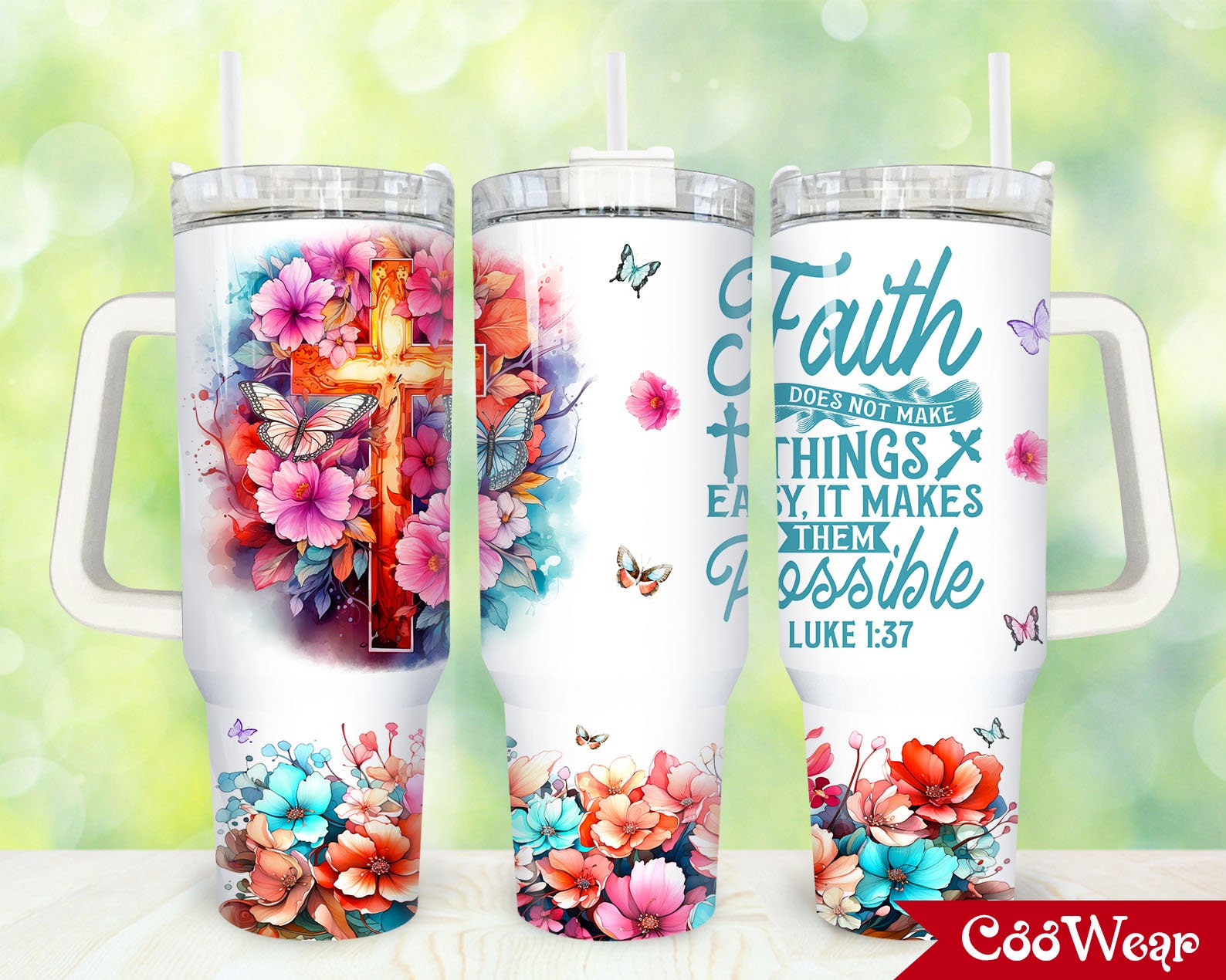 Faith Bible Verse Custom Stanley Cup 40 oz 30 oz Tumbler With HandleTVC2301859