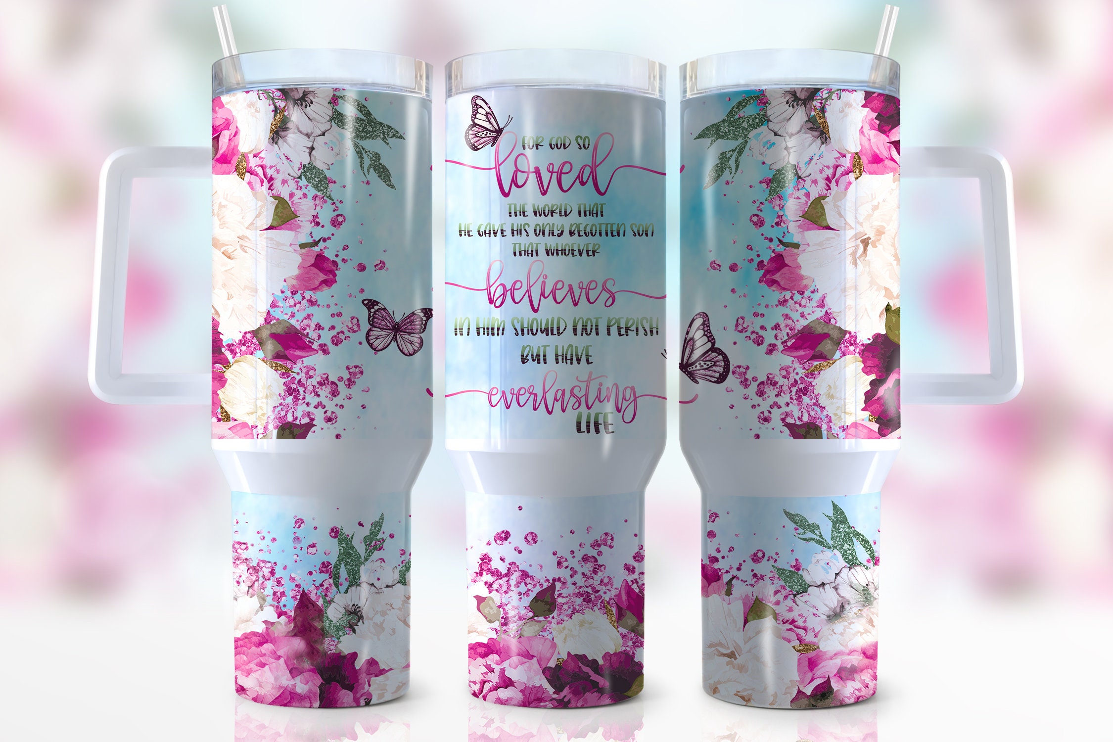 Faith In God Custom Stanley Cup 40 oz 30 oz Tumbler With HandleTVC2301941