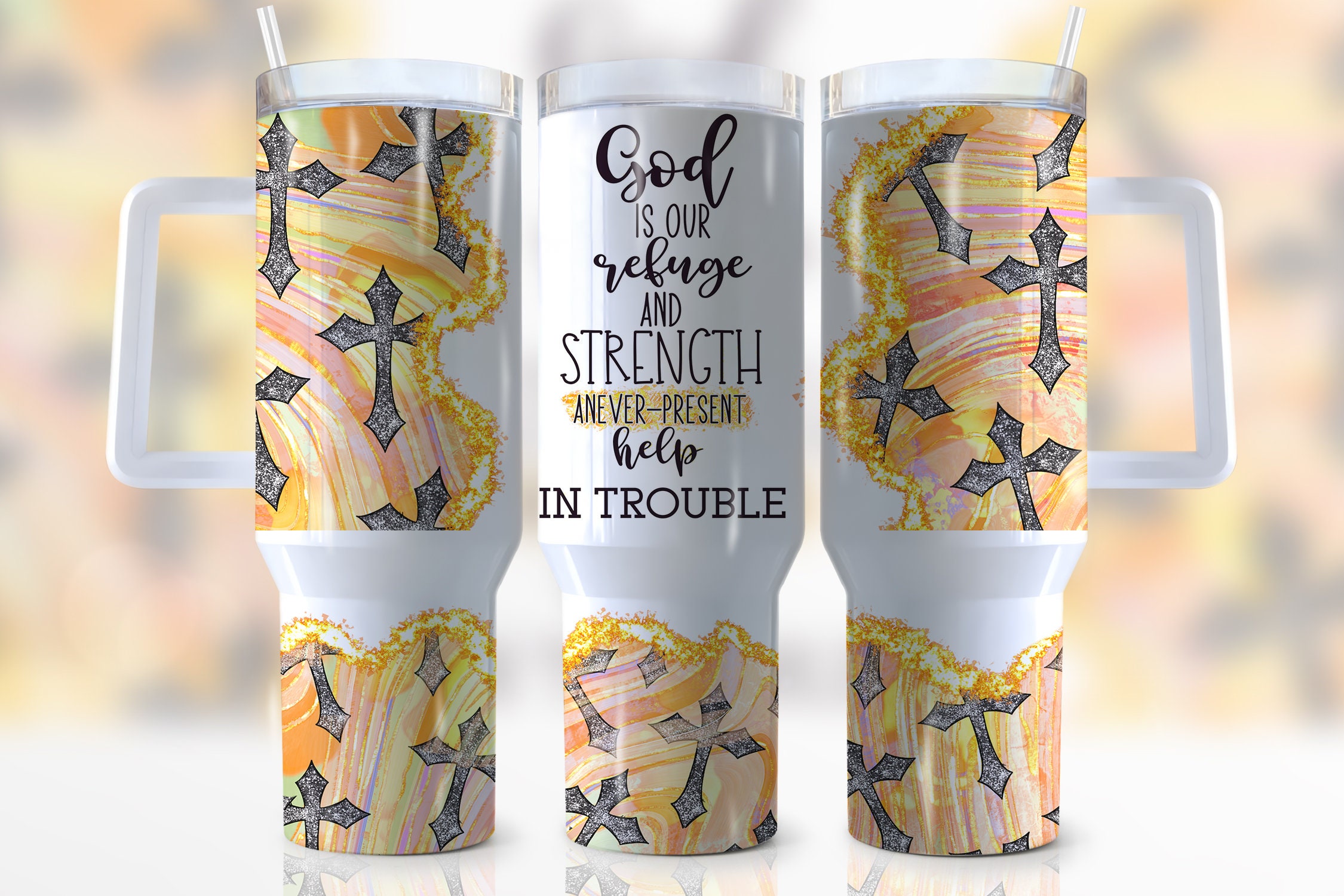 Faith In God Custom Stanley Cup 40 oz 30 oz Tumbler With HandleTVC2301952
