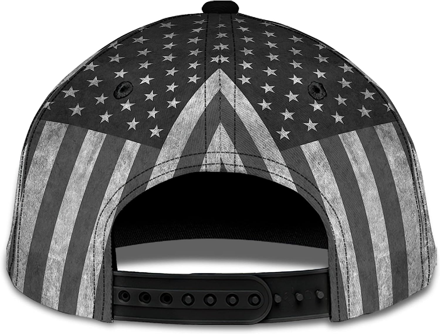 Faith Over Fear God With Cross And American Flag All Over Print Baseball Cap - Christian Hats For Men Women Trucker Hats Custom Hats Gifts For Men & Women