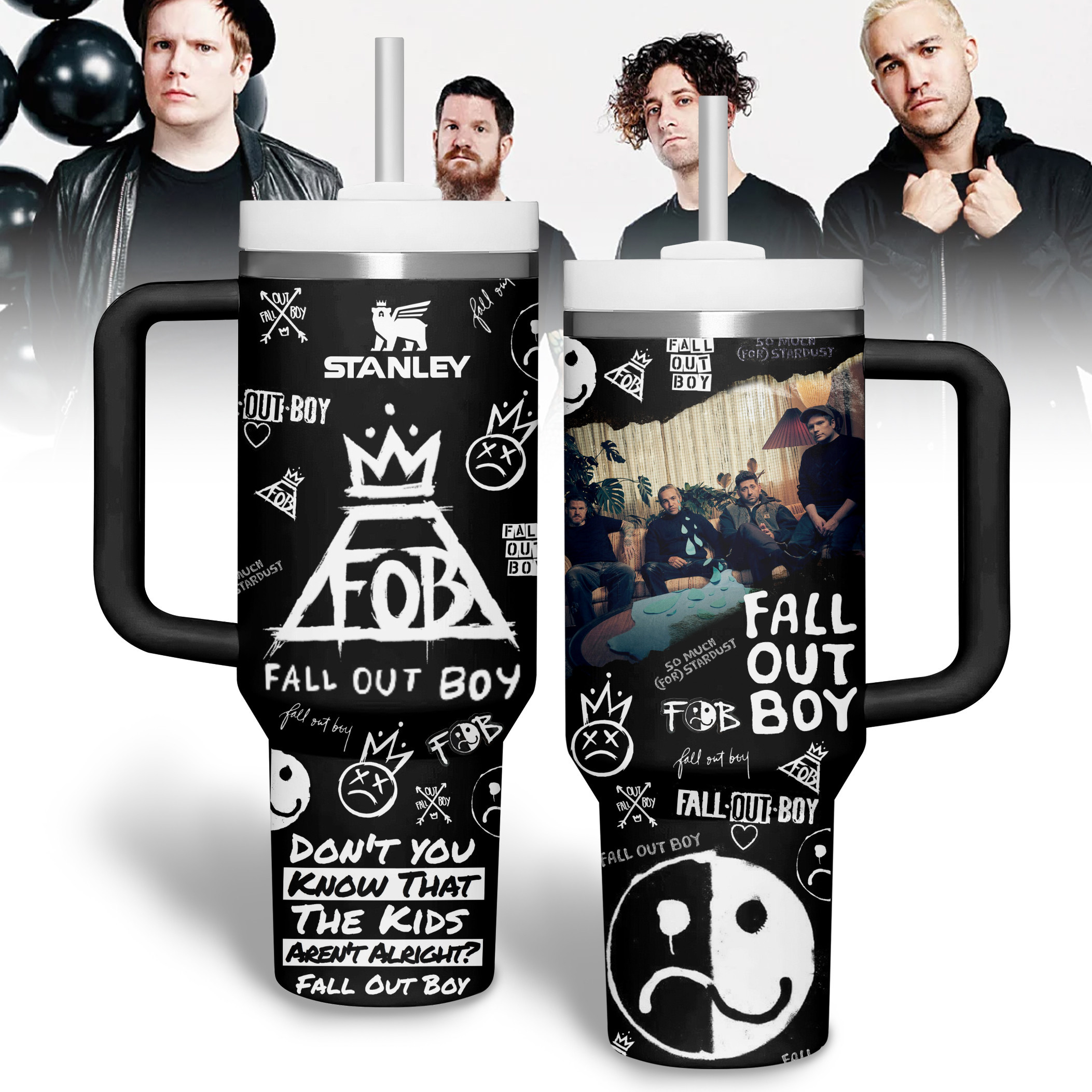 Fall Out Boy Music Custom Stanley Cup 40 oz 30 oz Tumbler With HandleTVC2301338