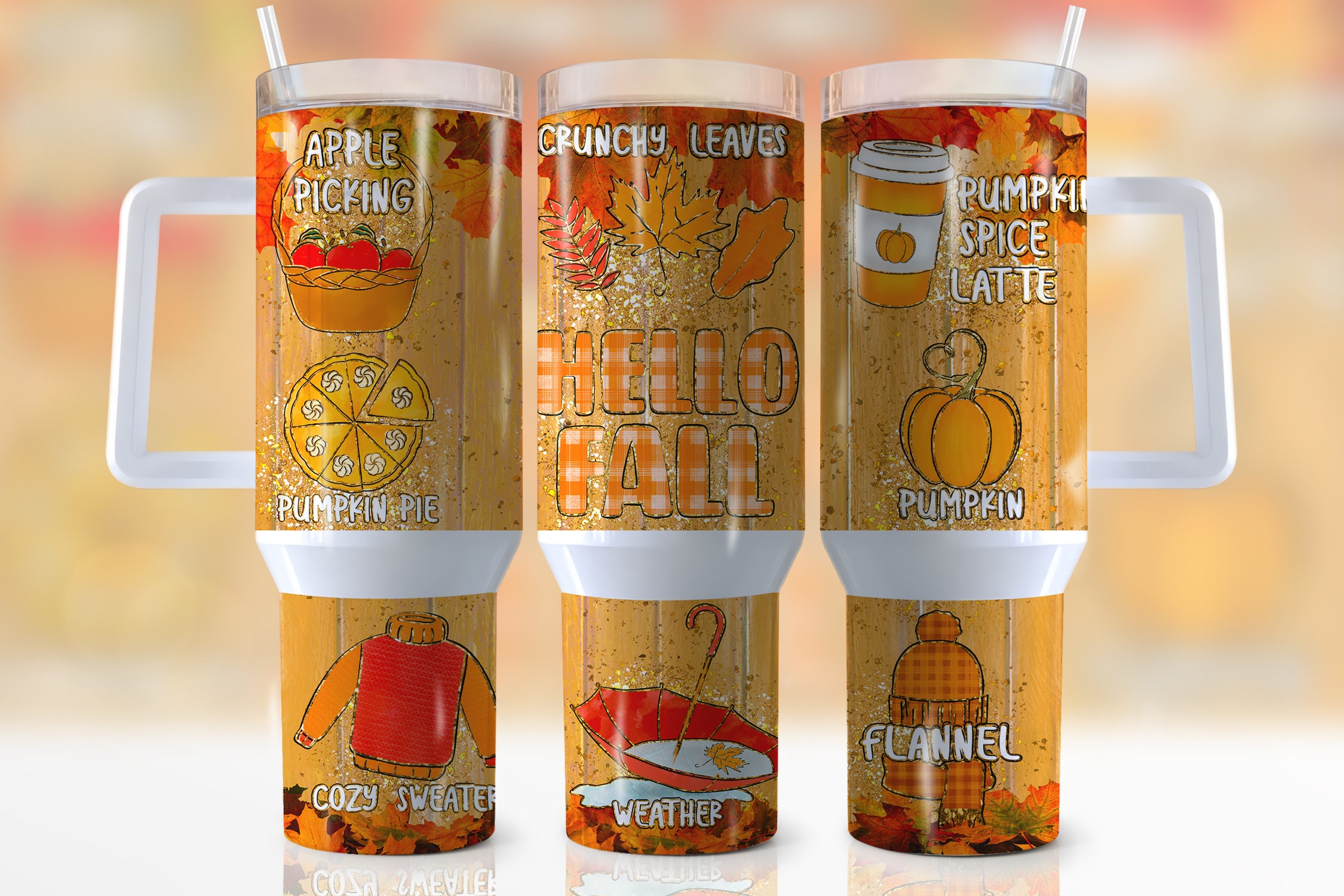 Fall Vibes Custom Stanley Cup 40 oz 30 oz Tumbler With HandleTVC2301953