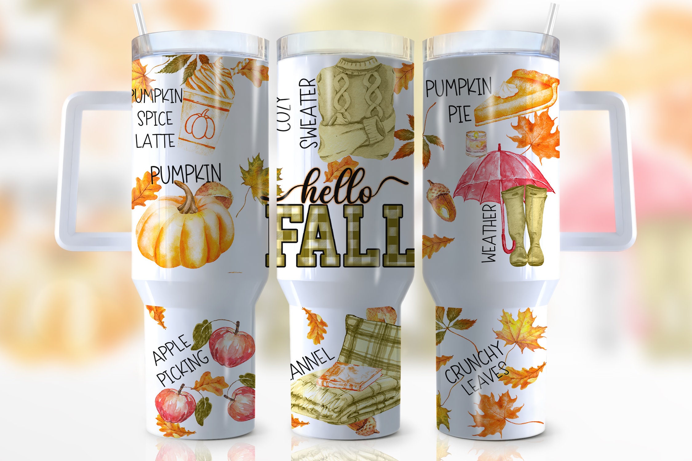 Fall Vibes Custom Stanley Cup 40 oz 30 oz Tumbler With HandleTVC2301954