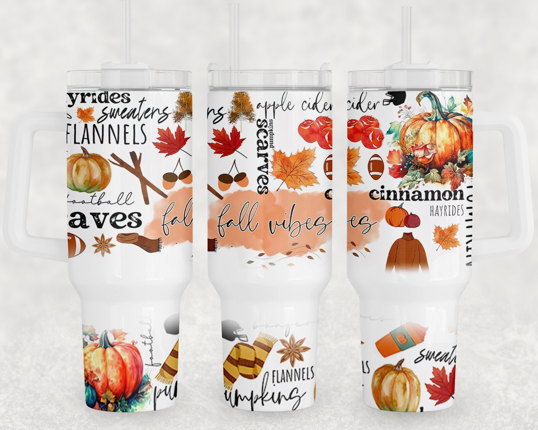 Fall Vibes Custom Stanley Cup 40 oz 30 oz Tumbler With HandleTVC2301964