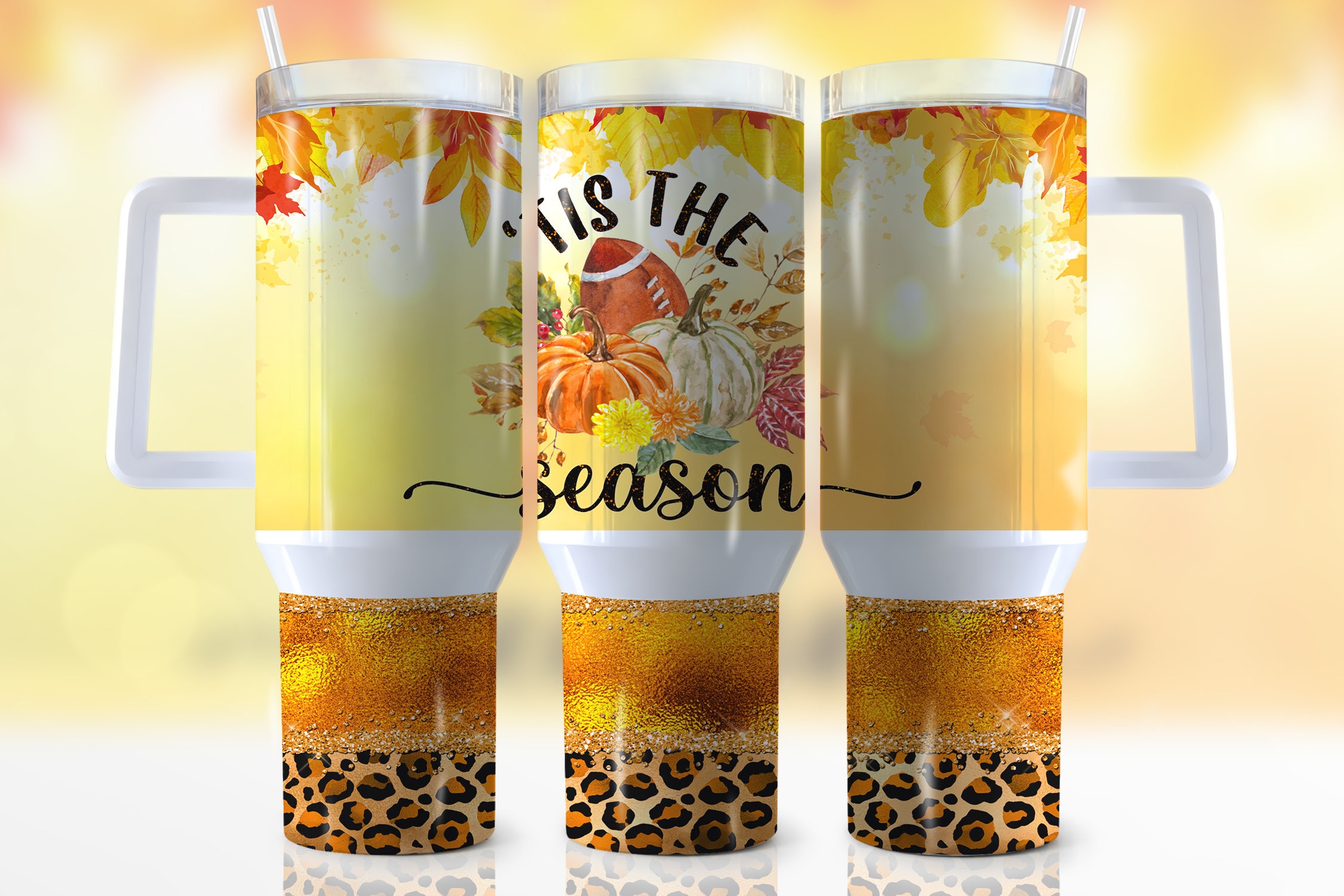 Fall Vibes Tis The Season Custom Stanley Cup 40 oz 30 oz Tumbler With HandleTVC2301954