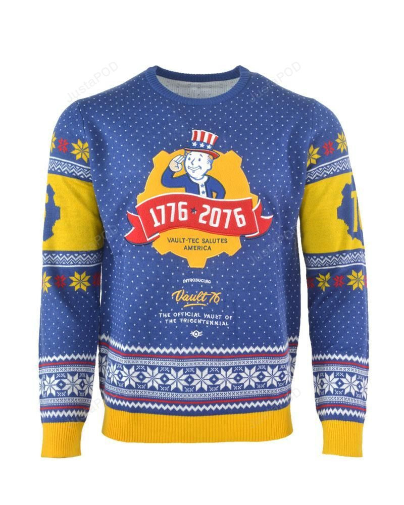 Fallout 76 Ugly Christmas Sweater Adult 3D Funny Matching for family