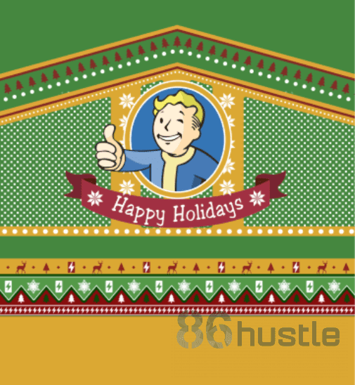 Fallout Christmas Unisex Ugly Christmas Sweater Adult 3D Funny Matching for family - Image 2