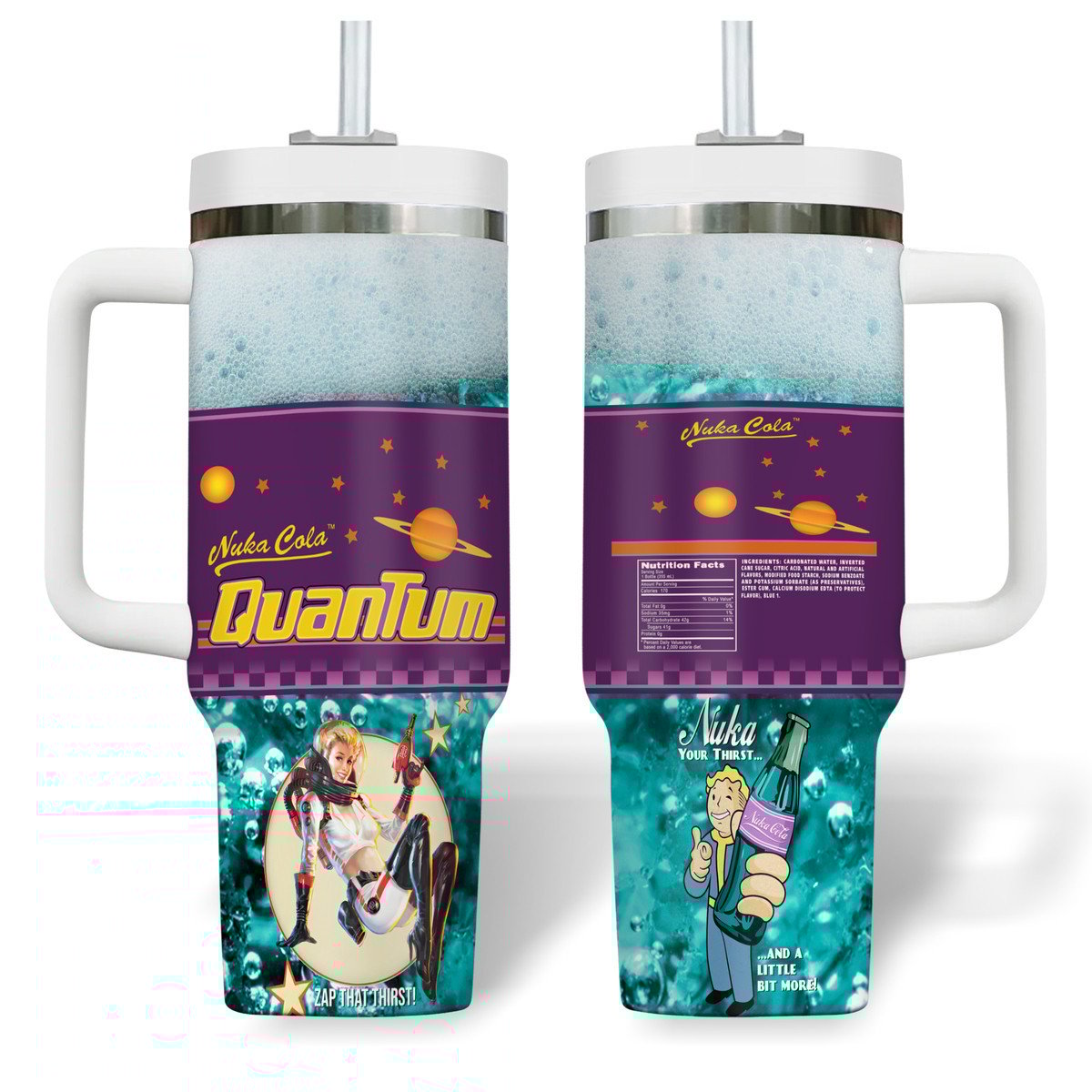 Fallout Games Custom Stanley Cup 40 oz 30 oz Tumbler With HandleTVC2301515 - Image 2