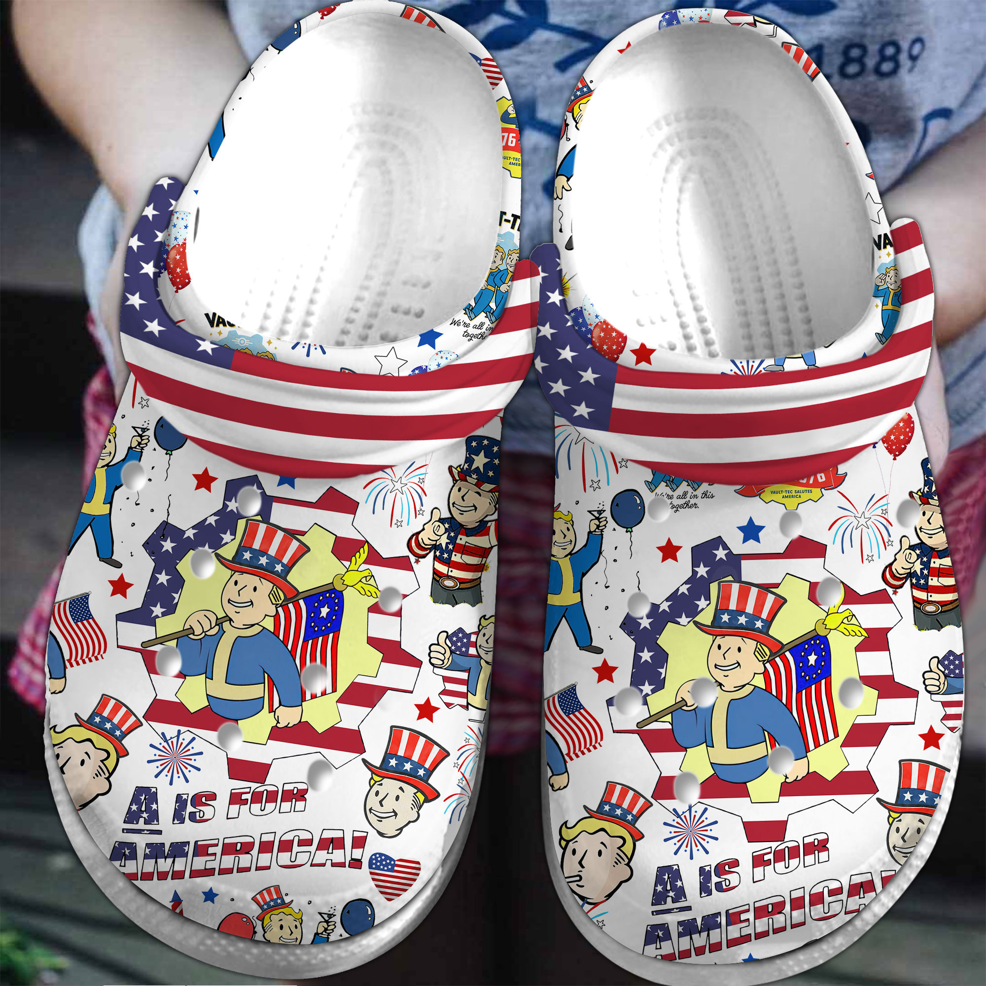 Fallout Shelter Game Crocs Crocband Clogs Shoes Comfortable For Men Women and Kids