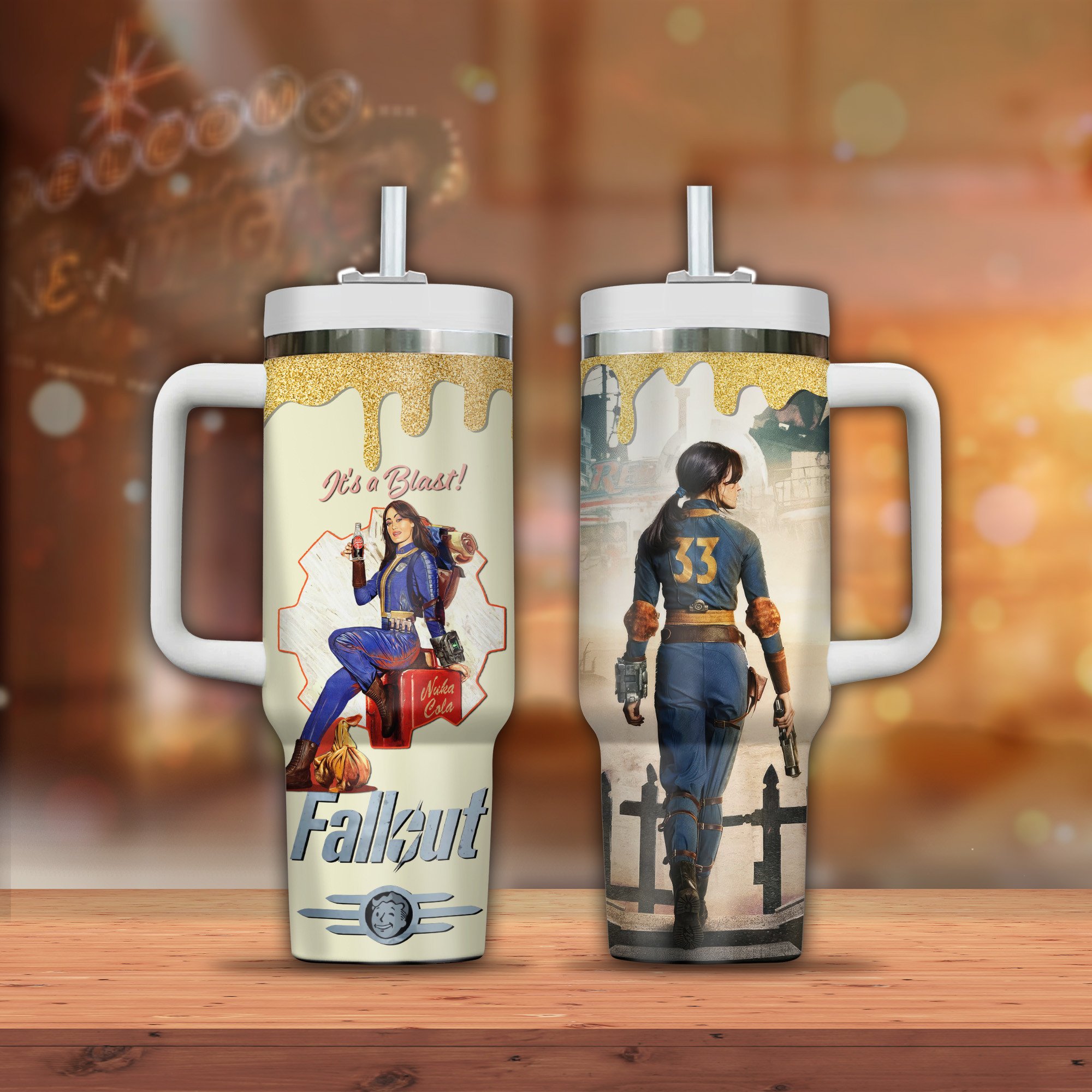Fallout TV Series Custom Stanley Cup 40 oz 30 oz Tumbler With HandleTVC2301277