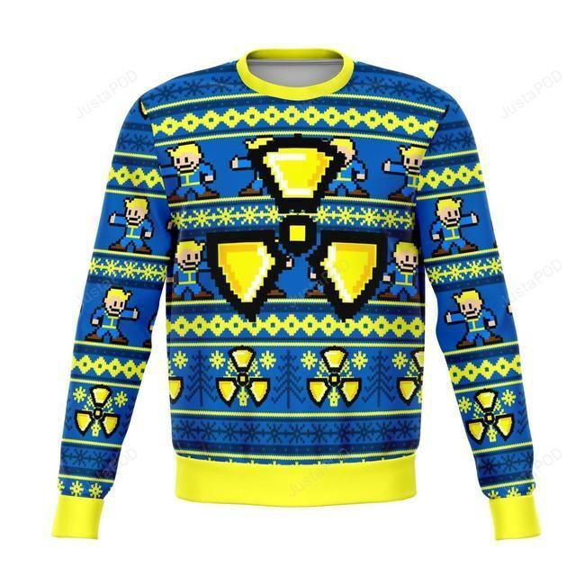 Fallout Ugly Christmas Sweater Adult 3D Funny Matching for family