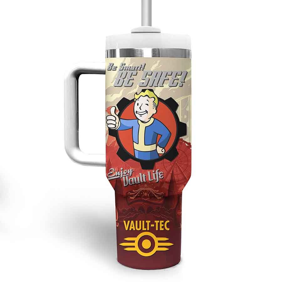 Fallout Vault-Tec Games Custom Stanley Cup 40 oz 30 oz Tumbler With HandleTVC2301801 - Image 3