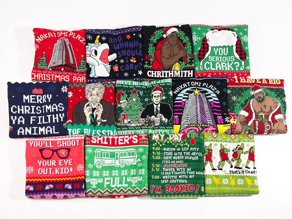 Family Christmas Matching Sweater, Family Knitted Ugly Christmas Sweate