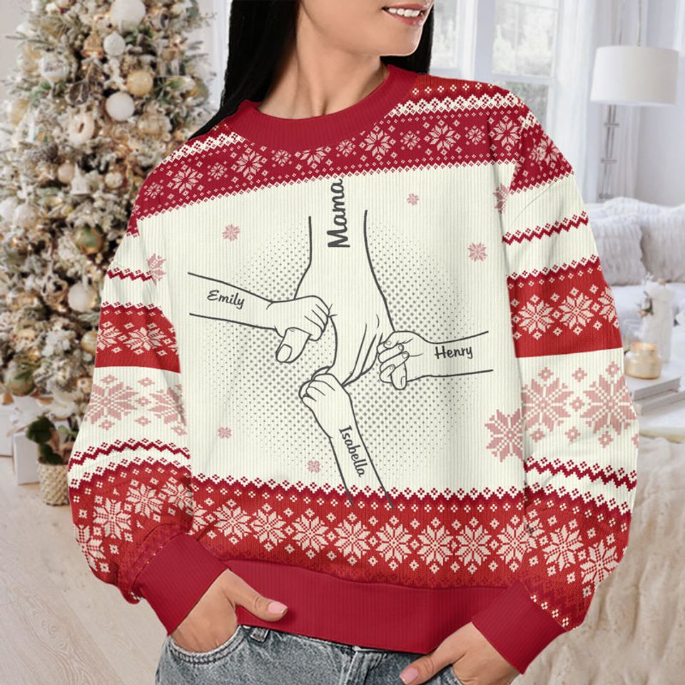 Family Personalized Ugly Sweatshirt for Holiday Celebrations