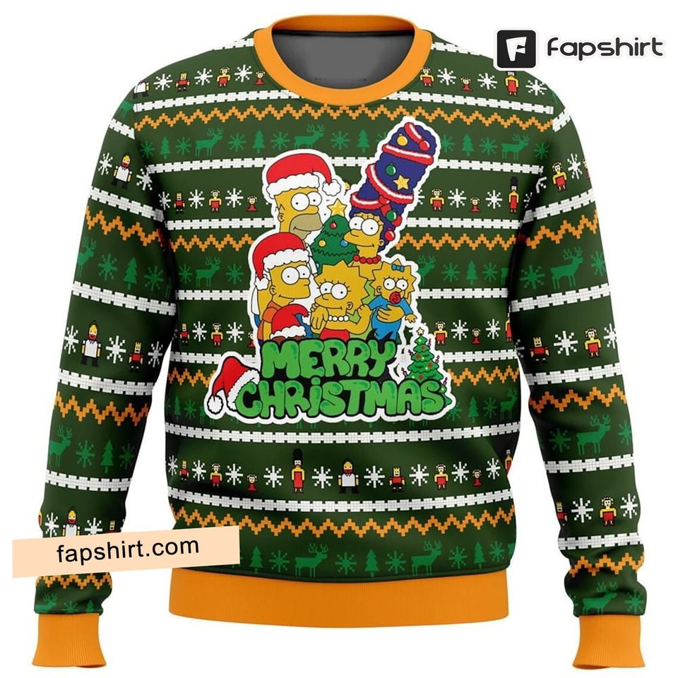 Family Tradition Christmas The Simpsons Ugly Sweater