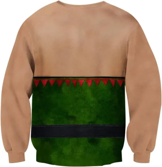 Fanient Men's Hair-chest T-shirt 3D Printed Fun Crew Collar Pattern Short Sleeve Hoodie Ugly Christmas Crewneck Sweatshirt Novel - Image 40