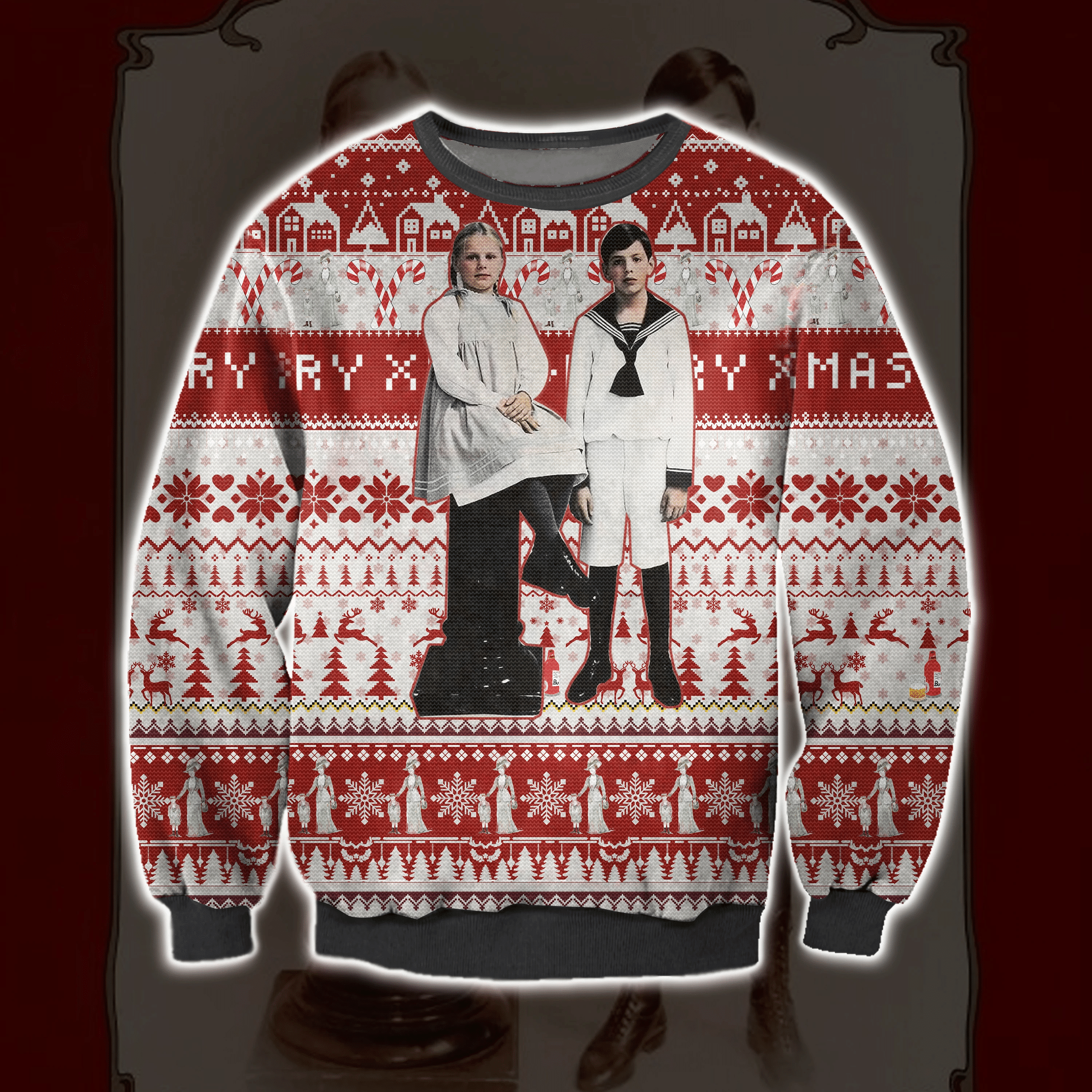 Fanny Och Alexander Ugly Christmas Sweater Adult 3D Funny Matching for family