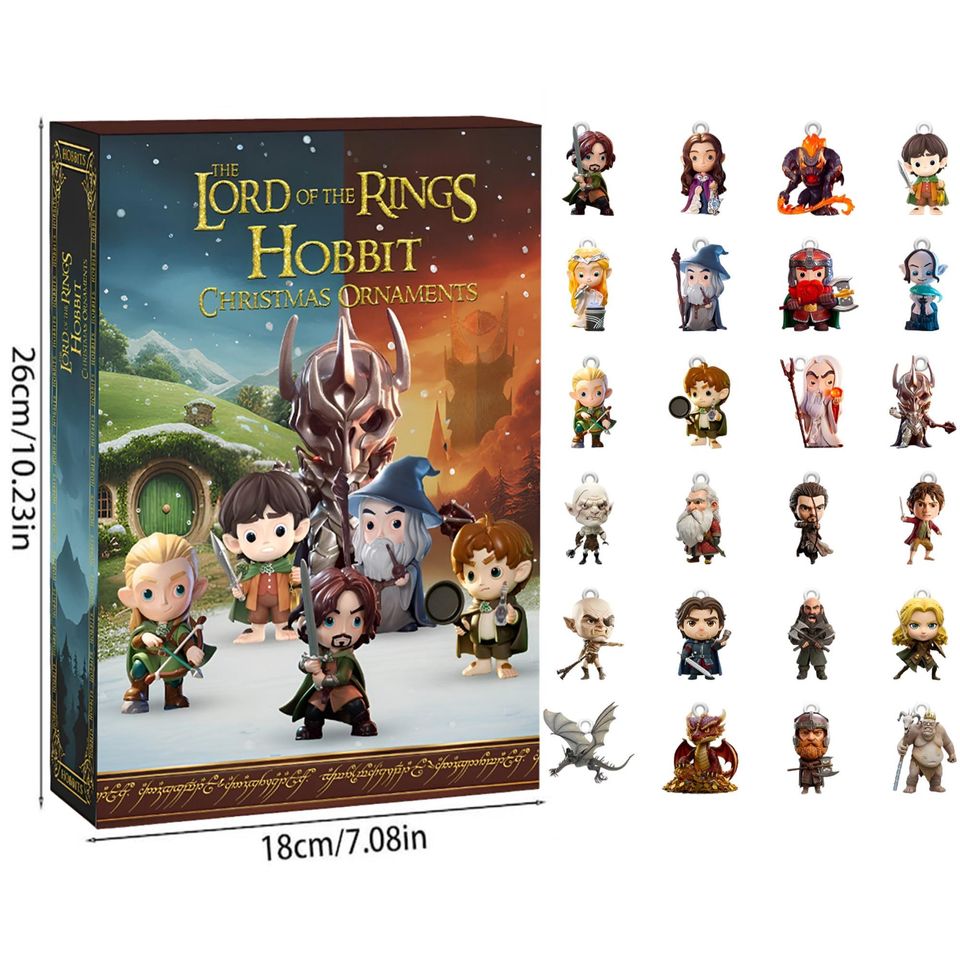 Fantasy World Advent Calendar 2025, 24 Chibi Character Ornaments, Mythical Christmas Countdown, Fan Gift Set - Image 5