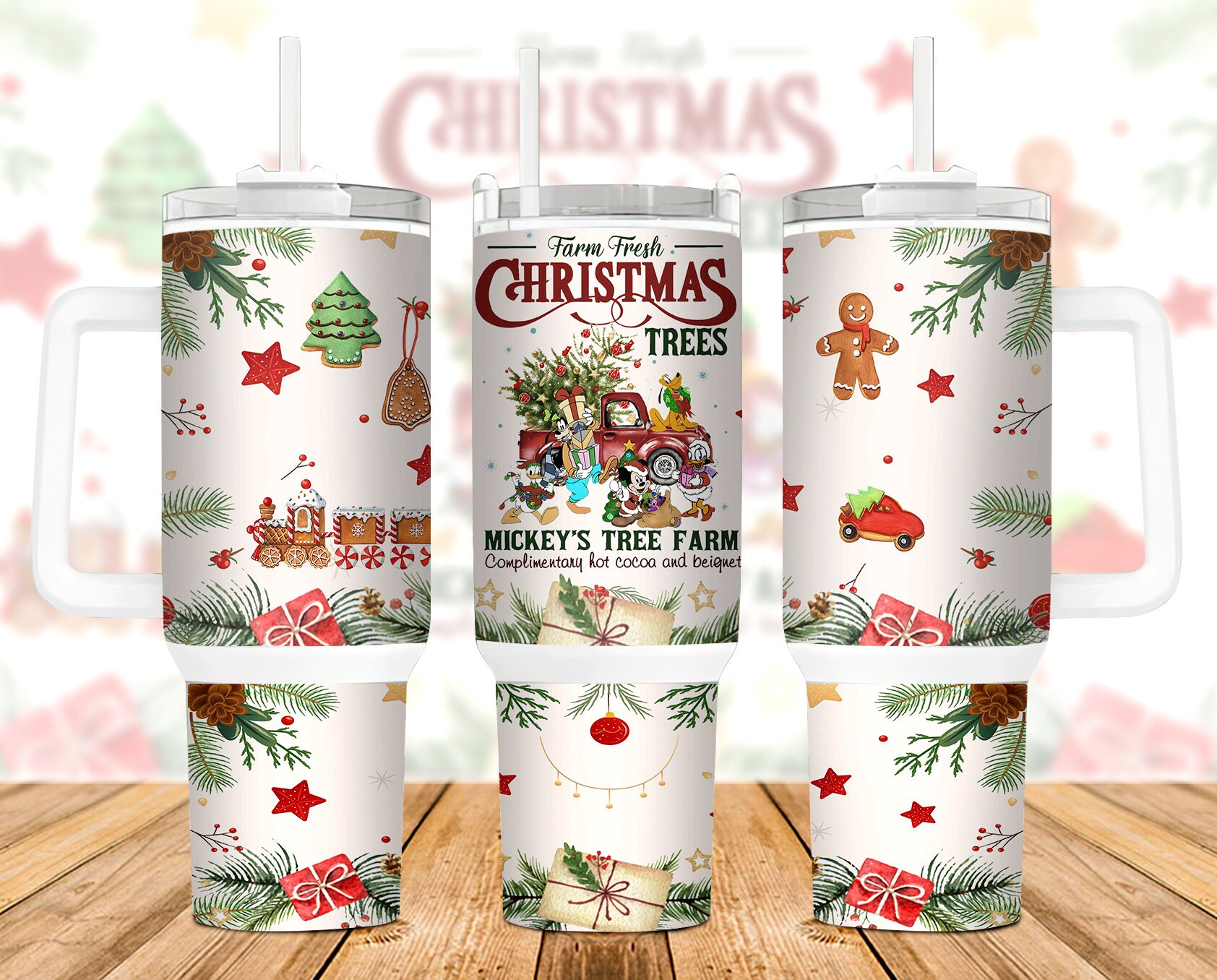 Farm Fresh Christmas Trees Custom Stanley Cup 40 oz 30 oz Tumbler With HandleTVC2301889