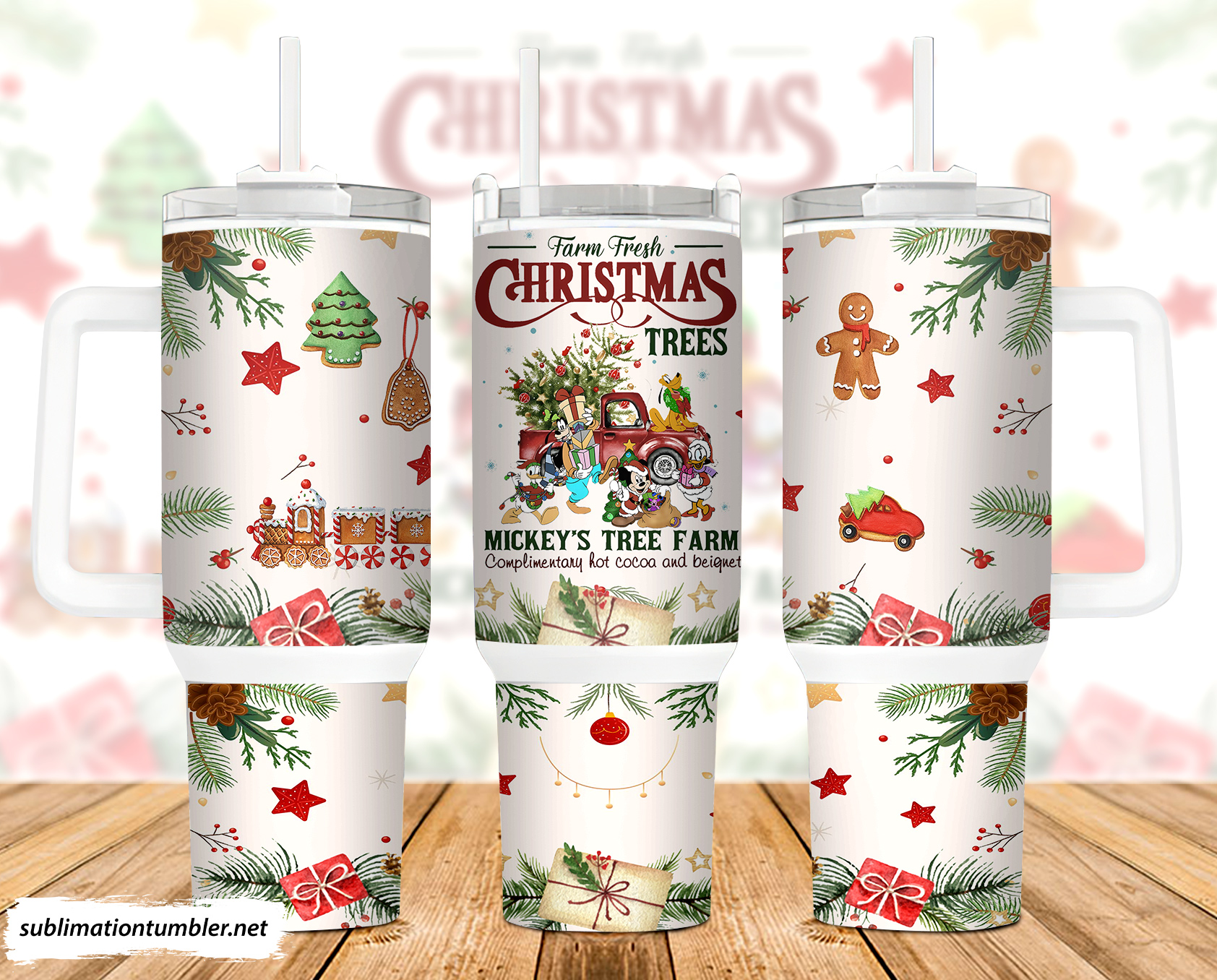 Farm Fresh Christmas Trees Custom Stanley Cup 40 oz 30 oz Tumbler With HandleTVC2301901
