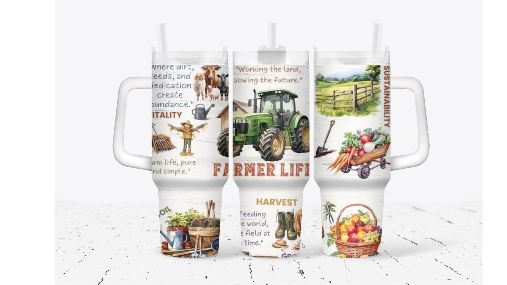 Farm Life Custom Stanley Cup 40 oz 30 oz Tumbler With HandleTVC2301930