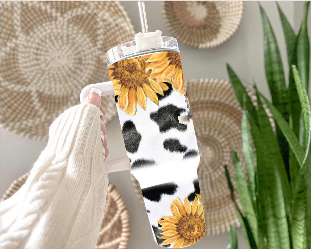 Farm Tractor Sunflower Custom Stanley Cup 40 oz 30 oz Tumbler With HandleTVC2301940 - Image 3