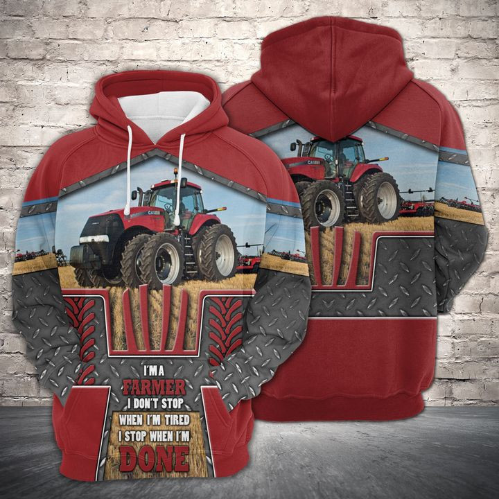 Farmer And Tractor 3D All Over Print Hoodie, Zip Hoodie