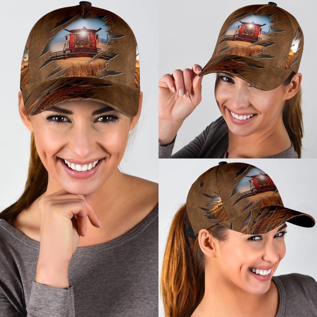 Farmer Classic Cap, Gift for Farmers, Cow Lovers, Chicken Lovers Trucker Hats Custom Hats Gifts For Men & Women