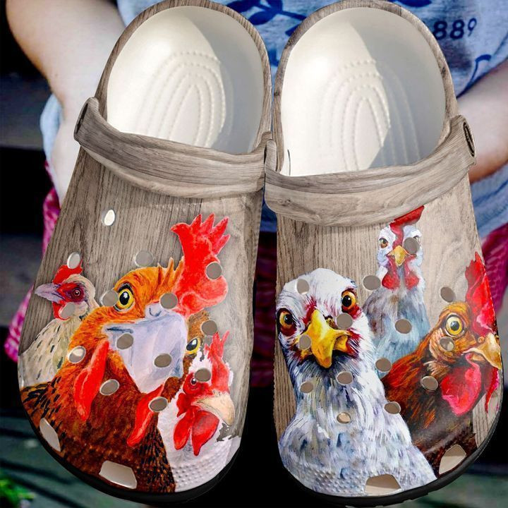 Farmer Lovely Chickens Classic Clogs Shoes