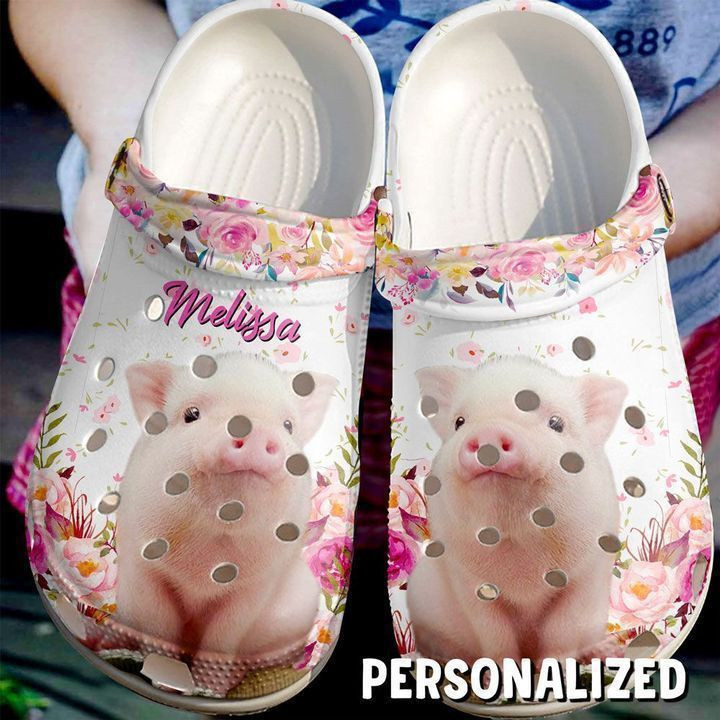 Farmer Personalized Cute Pig Classic Clogs Shoes