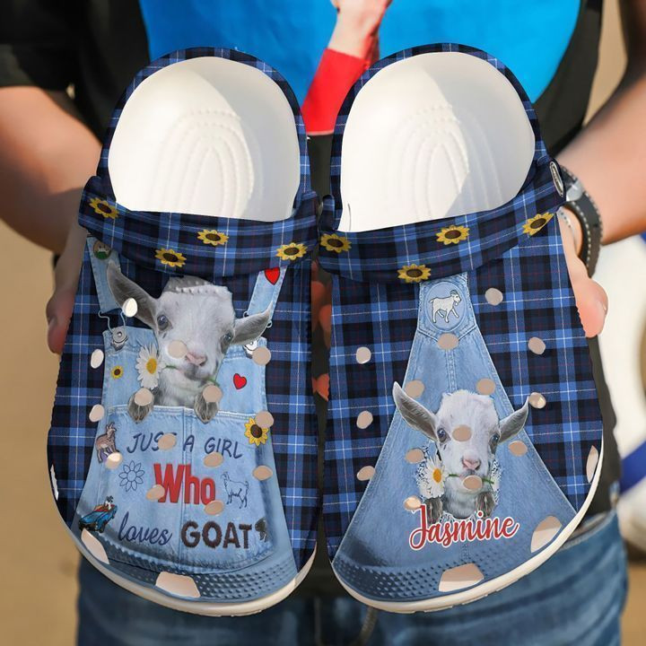 Farmer Personalized Love Goat clog Shoes