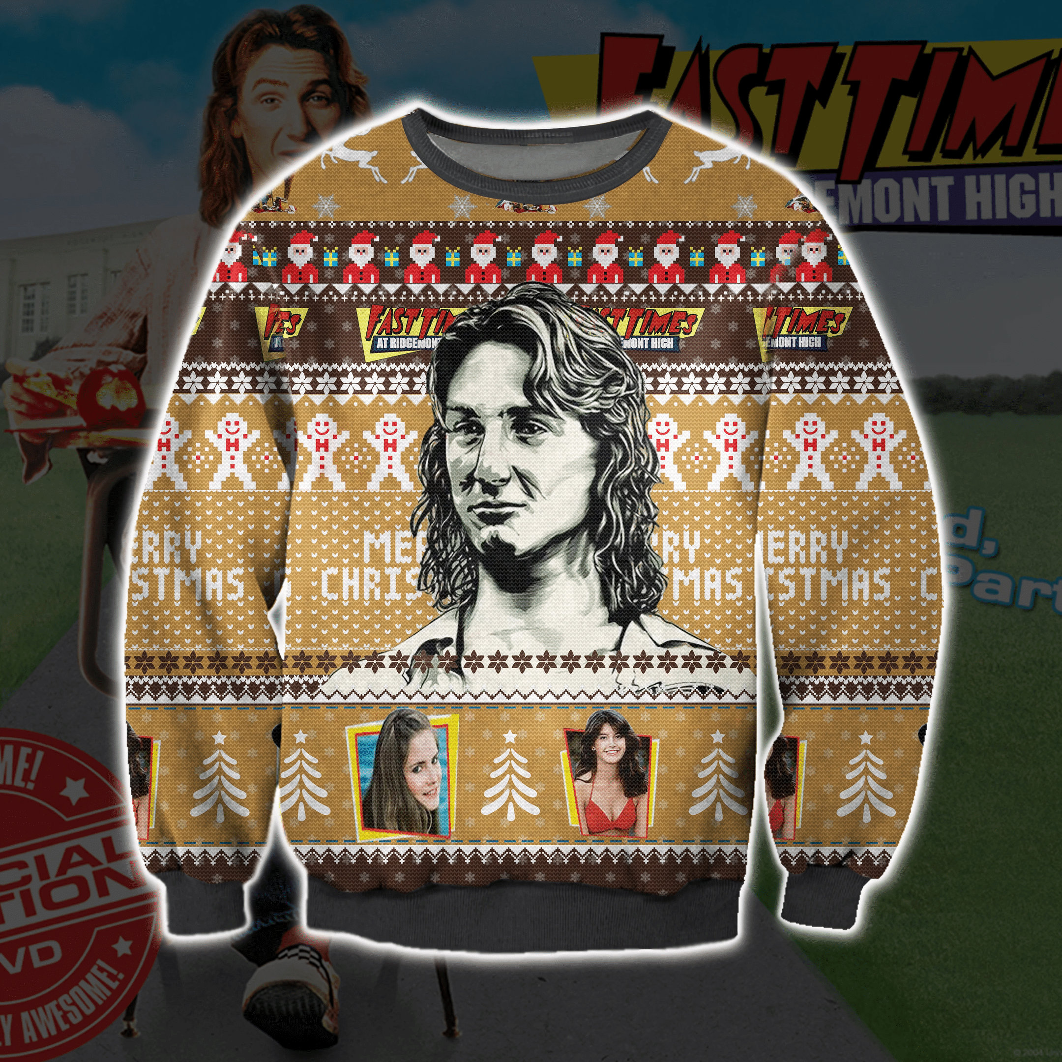 Fast Times At Ridgemont High Ugly Christmas Sweater Adult 3D Funny Matching for family
