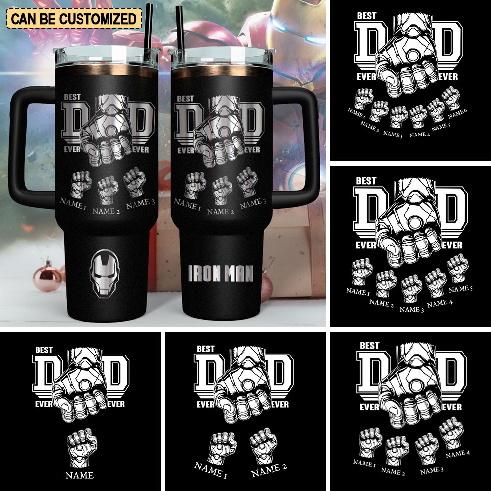 Fatherâ€™s Day Iron Man Avengers Movies Custom Stanley Cup 40 oz 30 oz Tumbler With HandleTVC2301258