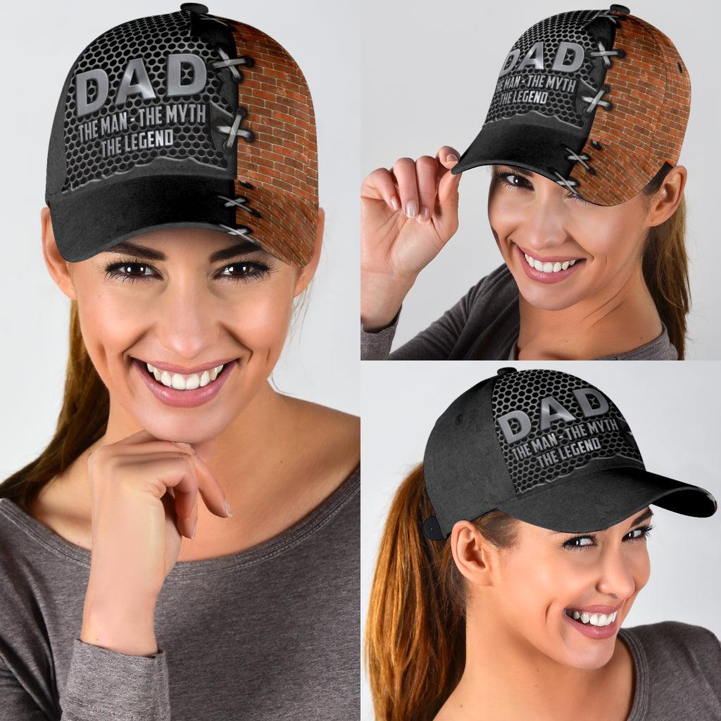 Father Classic Cap, Gift for Dad, Papa, Parents, Father, Grandfather Trucker Hats Custom Hats Gifts For Men & Women