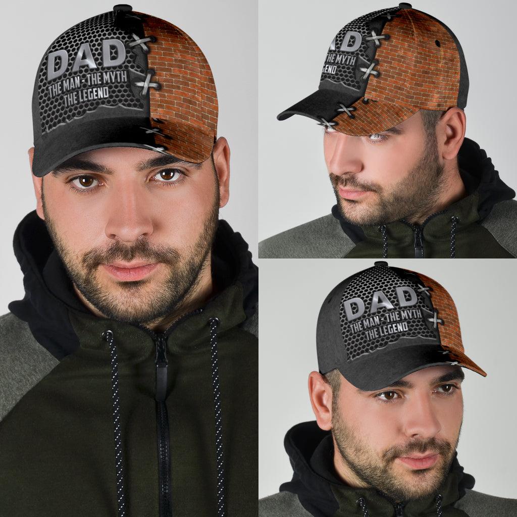 Father Classic Cap, Gift for Dad, Papa, Parents, Father, Grandfather Trucker Hats Custom Hats Gifts For Men & Women