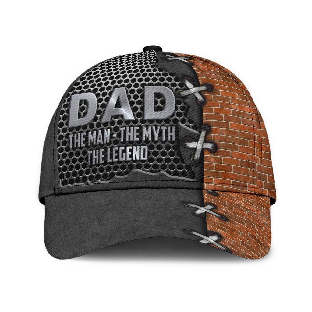 Father Classic Cap, Gift for Dad, Papa, Parents, Father, Grandfather Trucker Hats Custom Hats Gifts For Men & Women