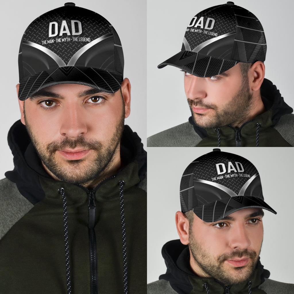 Father Classic Cap, Gift for Dad, Papa, Parents, Father, Grandfather Trucker Hats Custom Hats Gifts For Men & Women