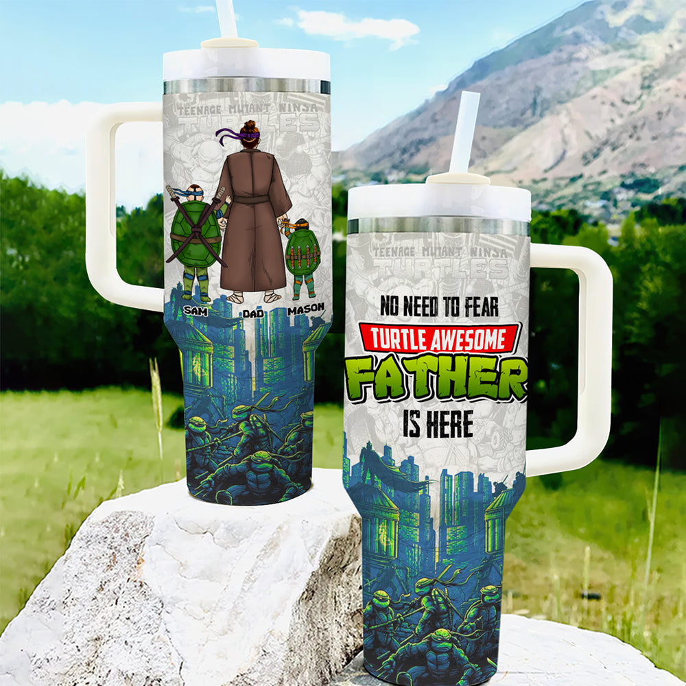 Father Ninja Turtles Cartoon Custom Stanley Cup 40 oz 30 oz Tumbler With HandleTVC2301765