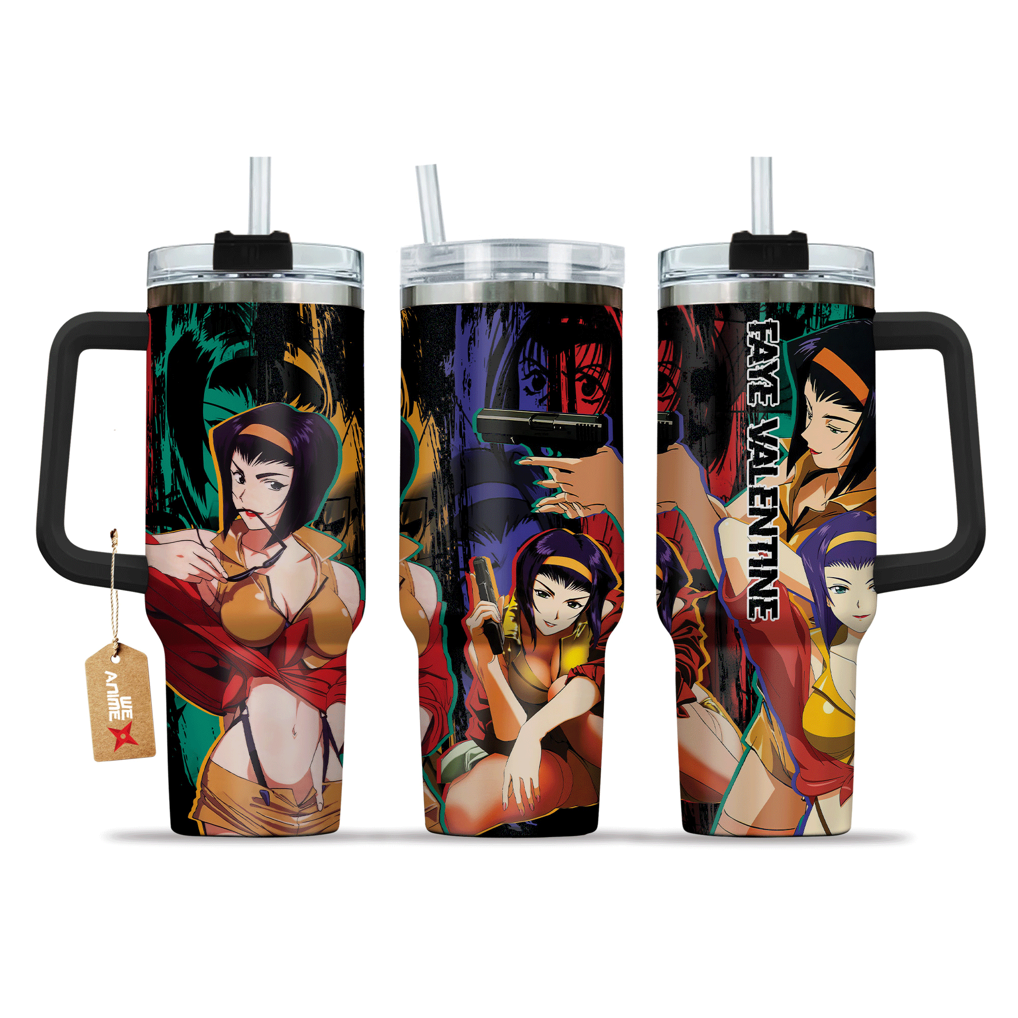 Faye Valentine Cowboy Bebop Anime Custom Stanley Cup 40 oz 30 oz Tumbler With HandleTVC2301211
