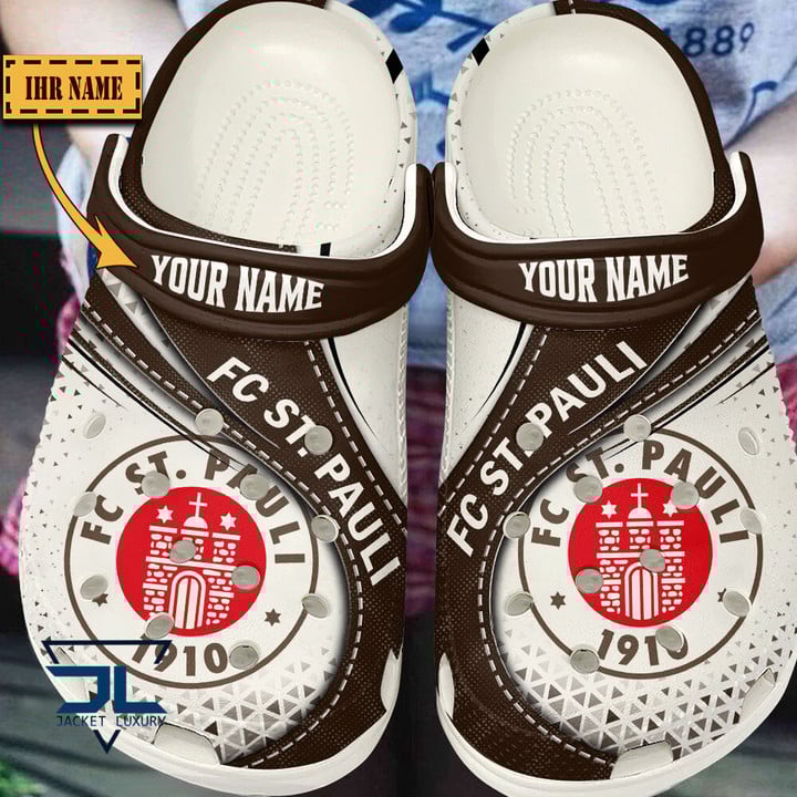 FC St. Pauli Bundesliga Sport Crocs Crocband Clogs Shoes Comfortable For Men Women and Kids
