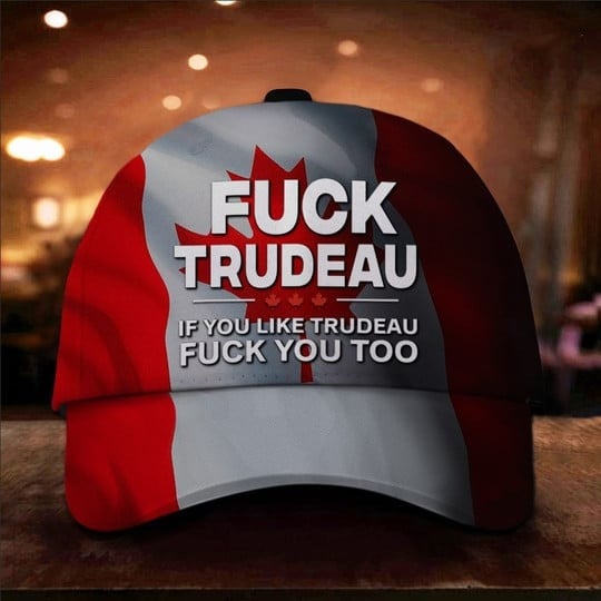 Fck Trudeau And Fck You Too Hat Canada Patriot Merch Trucker Hats Custom Hats Gifts For Men & Women