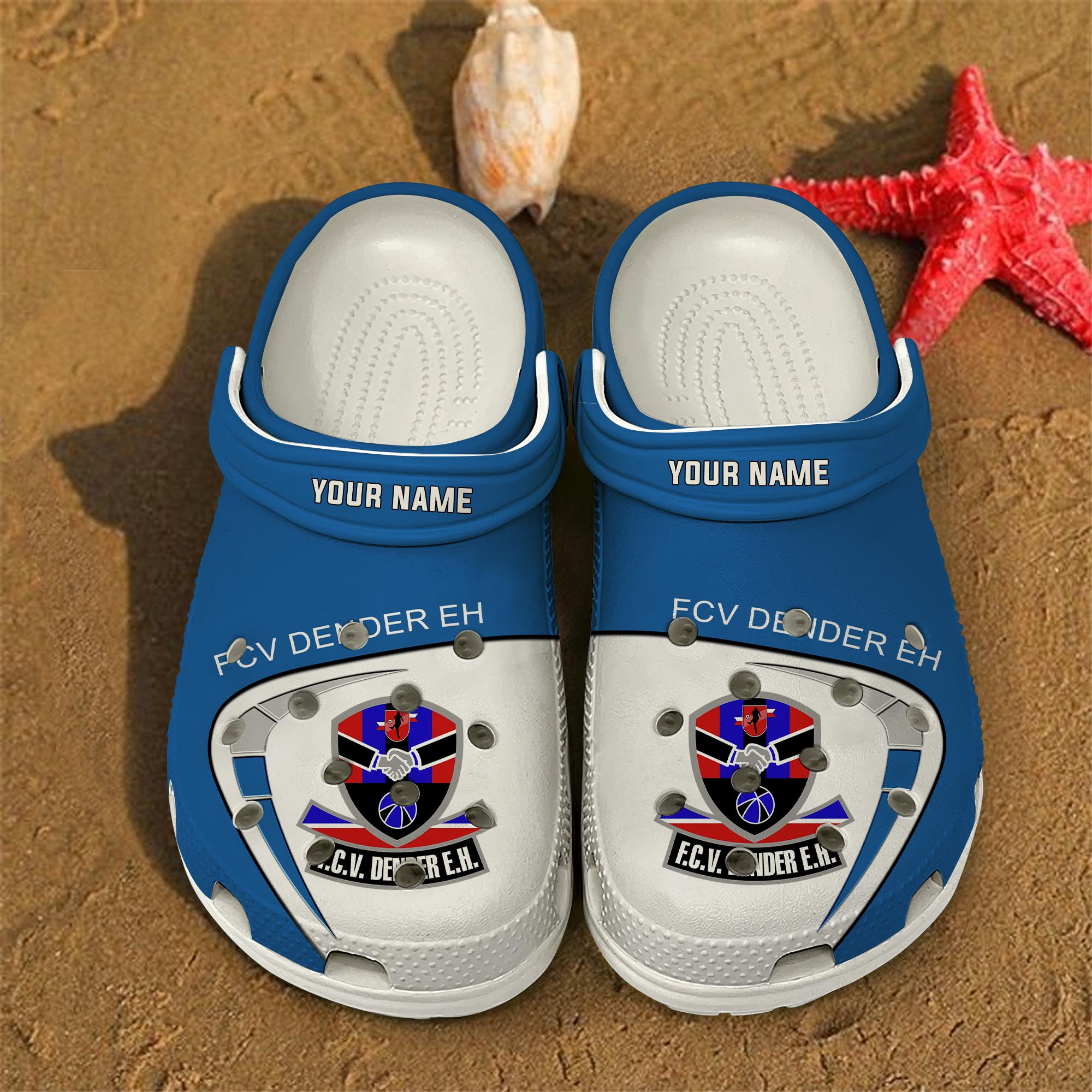 FCV Dender EH Football Crocs Crocband Clogs Shoes Comfortable For Men Women and Kids