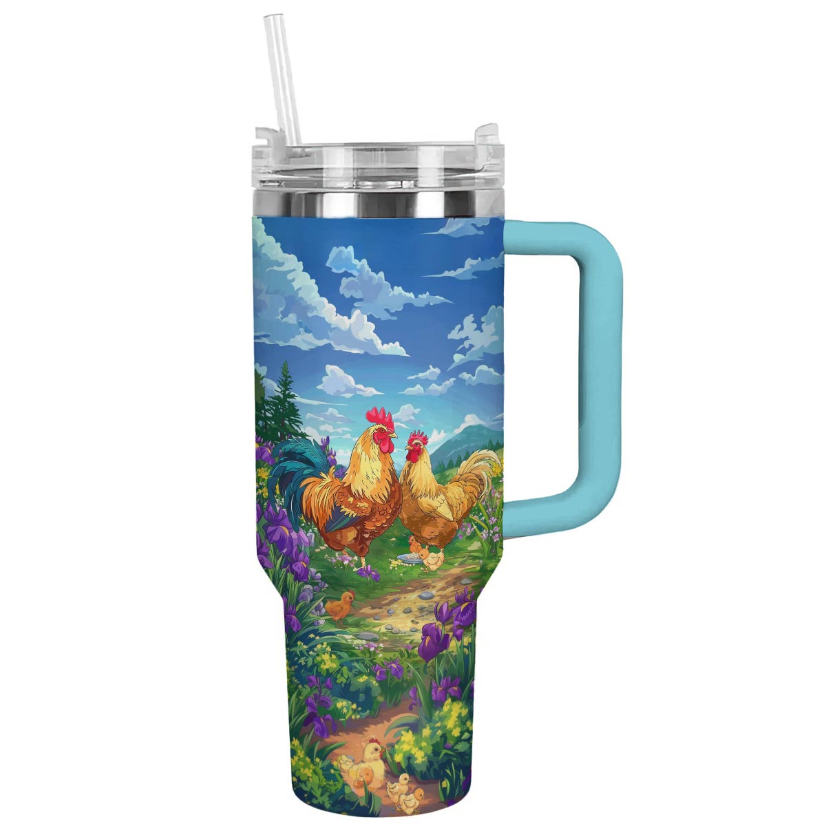 Feathered Chicken Custom Stanley Cup 40 oz 30 oz Tumbler With HandleTVC2301792