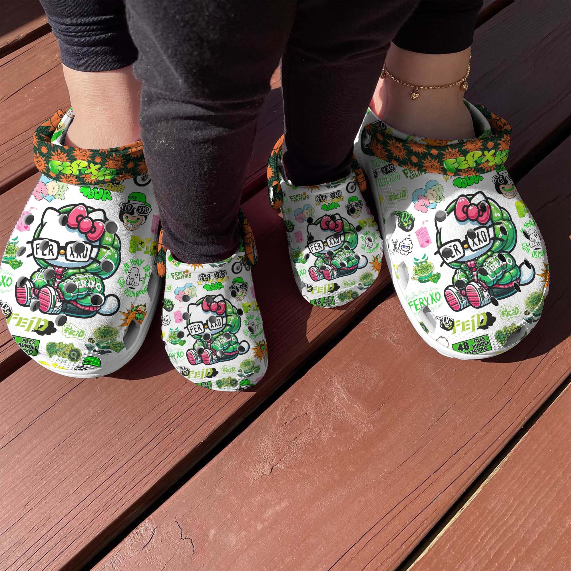 Feid Music Crocs Crocband Clogs Shoes Comfortable For Men Women and Kids - Image 3