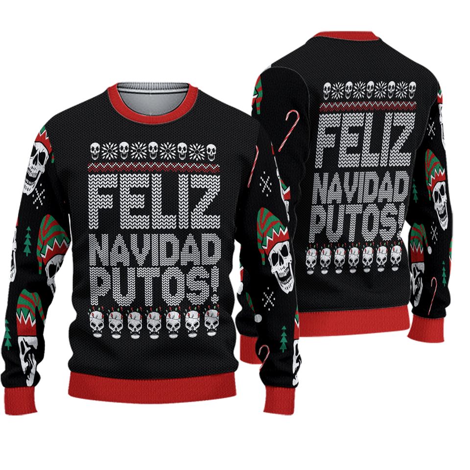 Feliz Navidad Putos Ugly 3D Sweater