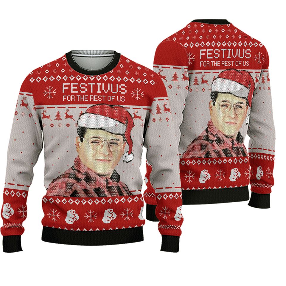 Festivus For The Rest Of Us 3D Christmas Sweater
